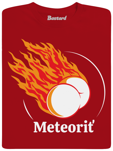 Meteoriť pánske tričko Red