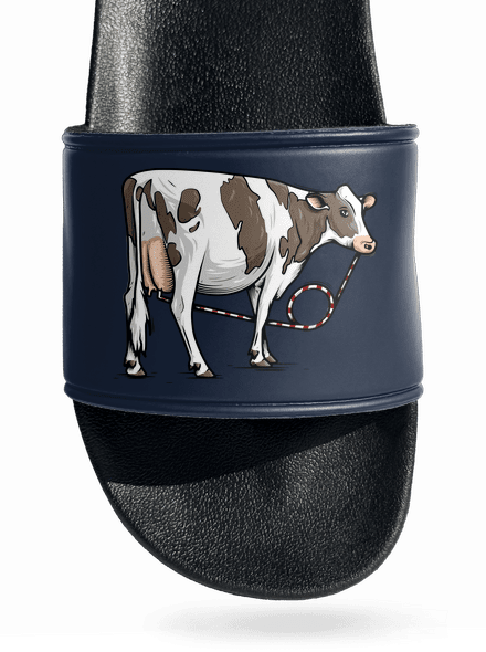 Cow drink šľapky Navy