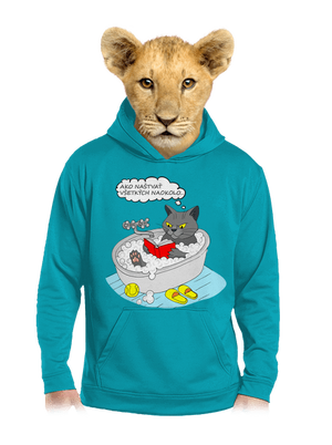 Ako všetkých naštvať detská mikina klokanka Hawaiian Blue