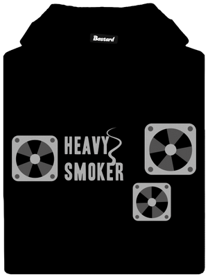 Heavy smoker dámska mikina klokanka Black