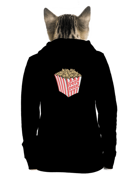 Popporn dámska mikina na zips Black