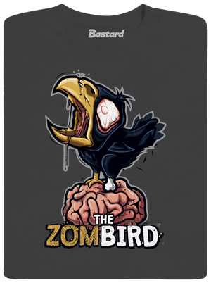 Zombird pánske tričko Dark Grey