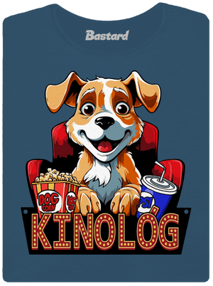 Kinológ dámske tričko prémium Petrol Blue