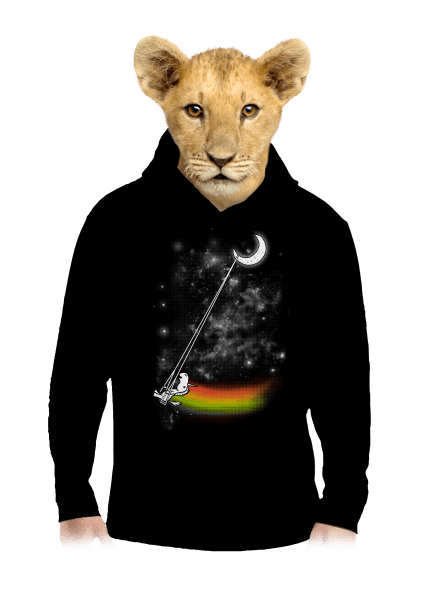 Unicorn Universe detská mikina klokanka Black
