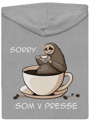 V presse pánska mikina na zips Light Melange