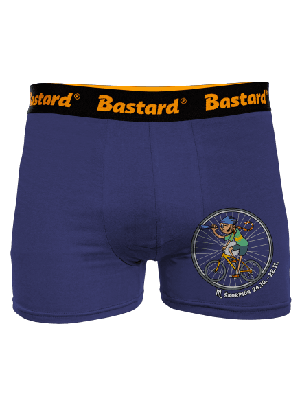 Cyklistický horoskop: Škorpión boxerky Blue Navy