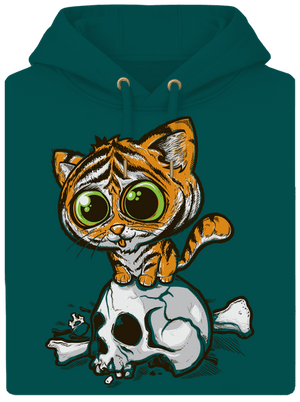 Tigrík unisex mikina premium Emerald Green