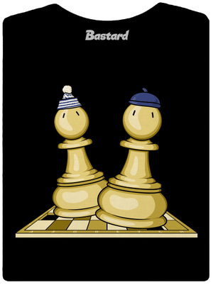 Šach a Mat dámske tričko s lemom Black