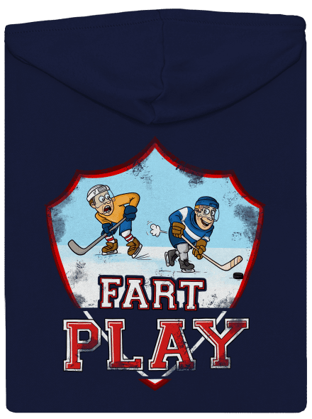 Fart Play pánska mikina na zips Navy