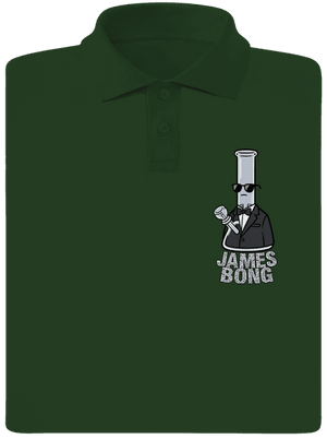 James Bong pánska polokošeľa Bottle Green Mal