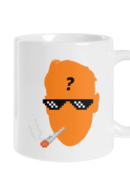 Thug life klasický hrnček White