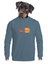 unisex mikina bez kapucne