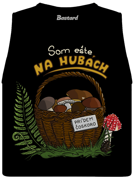 Na hubách dámske tielko voľné Black