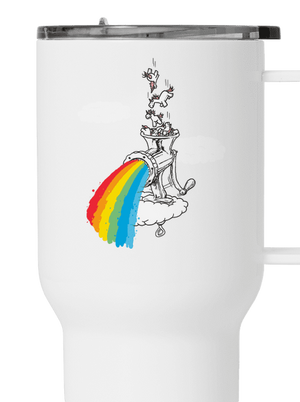 Ako vzniká dúha termohrnček White