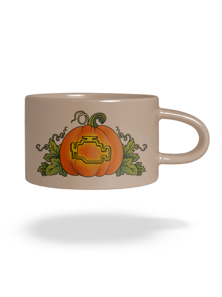 Strašidelný Halloween hrnček makronka Brown Macaron