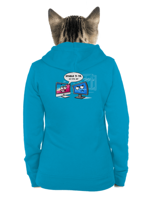 dámska mikina na zips