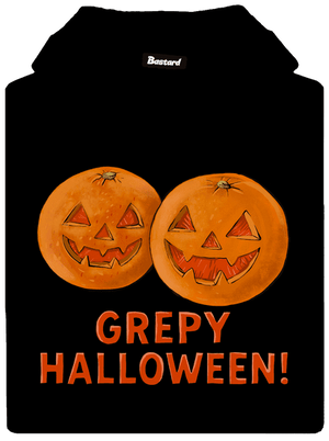 Grepy Halloween pánska mikina klokanka Black