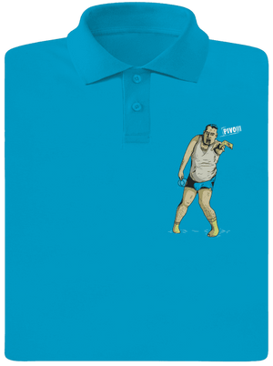 Beer zombie pánska polokošeľa Blue Atol