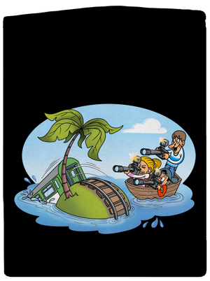 Ostrov železnice dámska mikina na zips Black