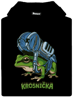 Krosnička detská mikina klokanka Black