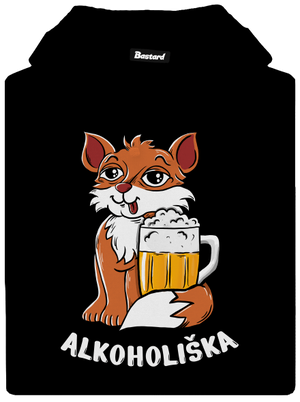  dámska mikina klokanka Black