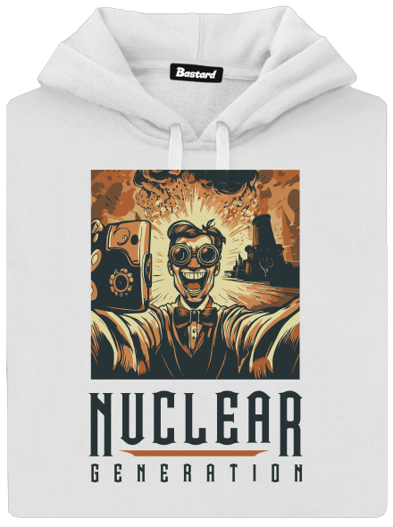 Nuclear generation dámska mikina klokanka White