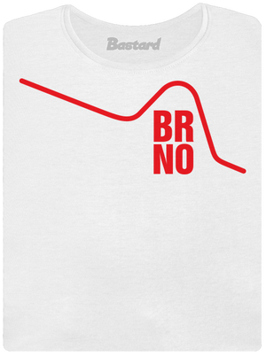 Brno dámske tričko prémium White