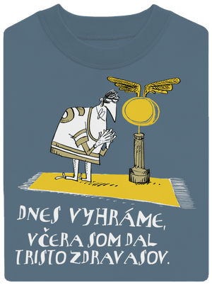 Dnes vyhráme unisex mikina bez kapucne Nordic Blue