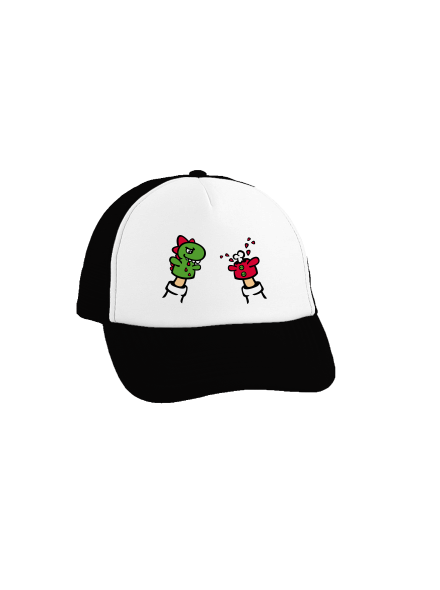 Maňušky šiltovka truckerka Black cap