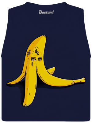 Banán zabijak dámske tielko voľné Navy