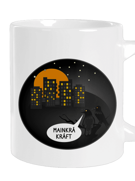 MainKráKráft veľký hrnček White