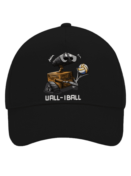 Vall-iball šiltovka baseballka Black
