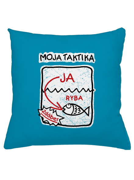 Rybárska taktika vankúš Blue Turquoise