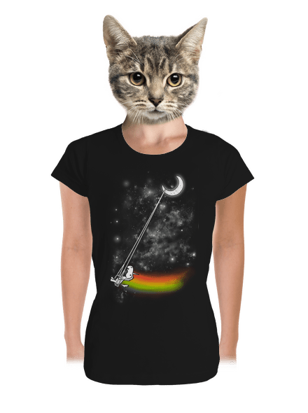 Unicorn Universe dámske tričko prémium Black