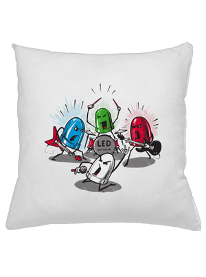 Led Zeppelin vankúš White