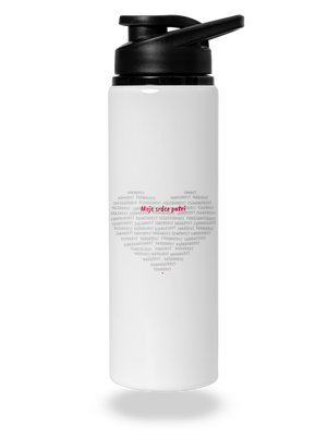 Moje srdce patrí flaša na vodu White