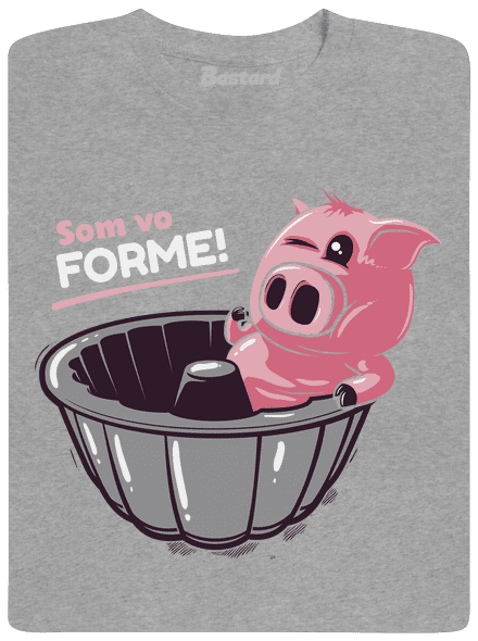 Vo forme pánske tričko Sport Grey