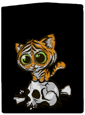 Tigrík dámska mikina na zips Black