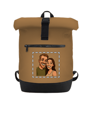 Karikatúra z vlastnej fotky batoh Caramel