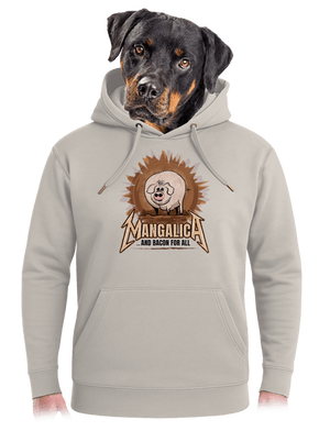 Mangalica unisex mikina premium Pastel Macchiato