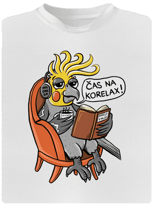 Korelax detské športové tričko White