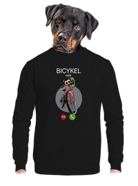 unisex mikina bez kapucne