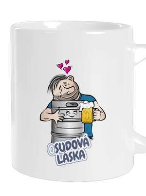 Osudová láska veľký hrnček White