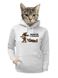 dámska mikina klokanka