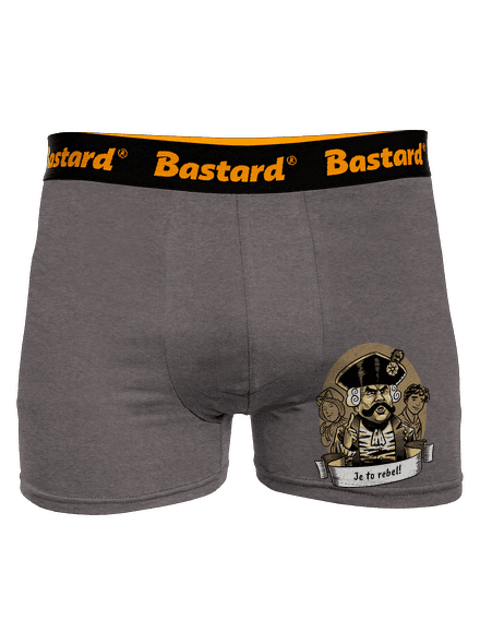 B14: S čerty nejsou žerty boxerky Gray Melange