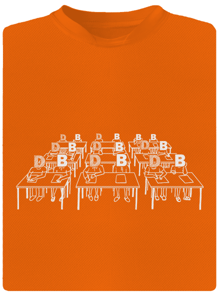 Cimrman: Debil, blbeček pánske športové tričko Neon Orange