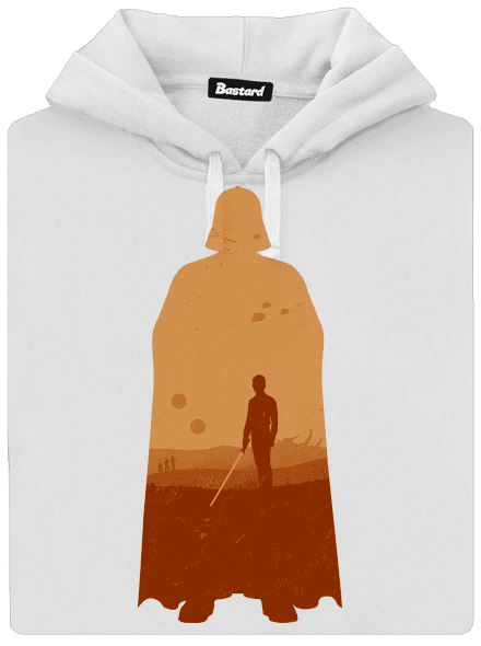 Skywalker dámska mikina klokanka White