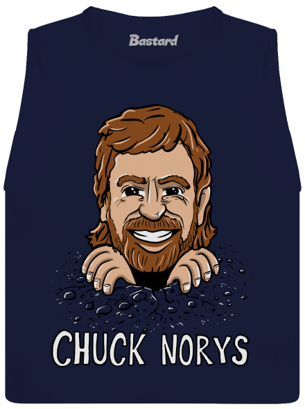 Chuck Norys dámske tielko voľné Navy