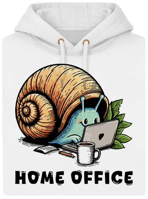 Slimákov home office unisex mikina premium Snowwhite