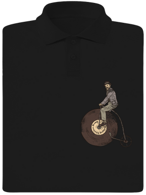 Na čom frčíš? pánska polokošeľa Black